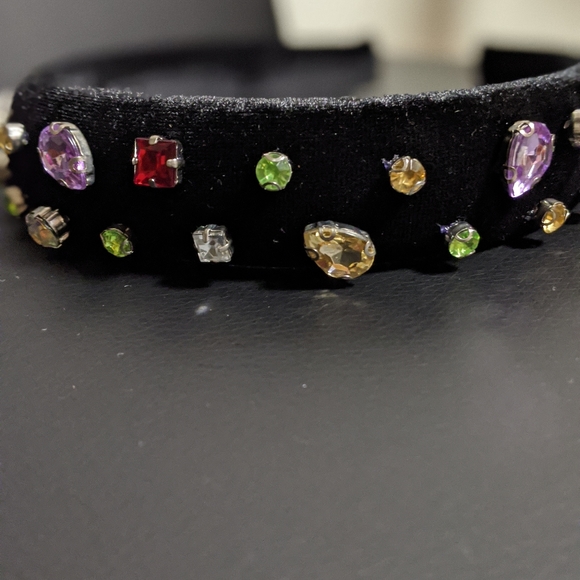 Black studded headband - Picture 5 of 8